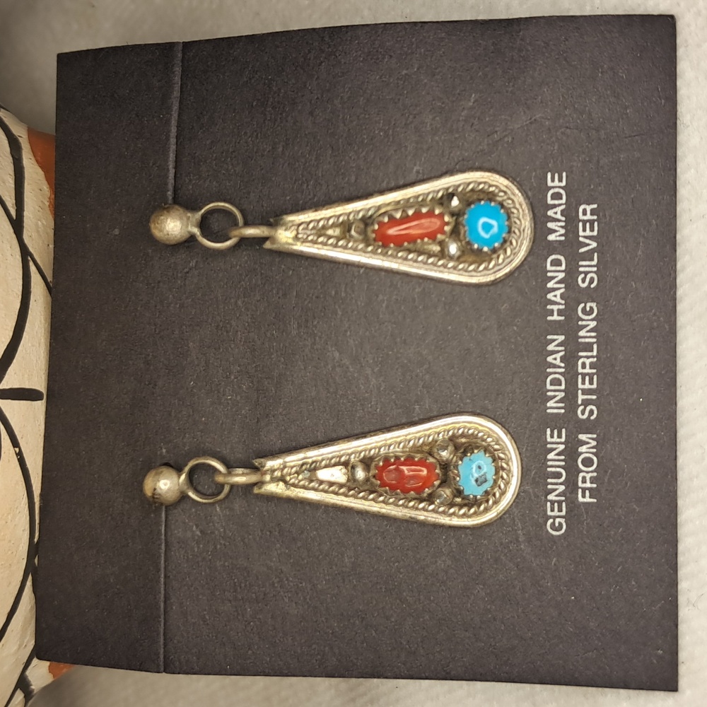 Navajo .925 Handmade Earrings